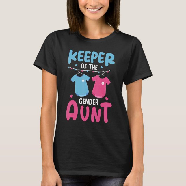 Gender Reveal Keeper Of The Gender 11 T-Shirt (Vorderseite)