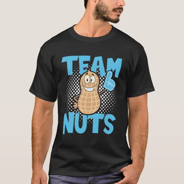 Gender Reveal Py Team Nuts T-Shirt (Vorderseite)