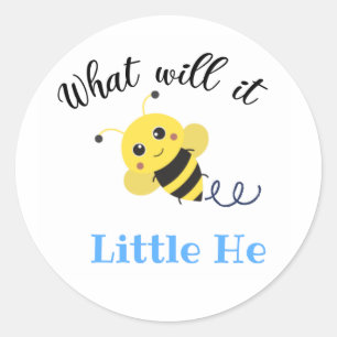 Gender Reveal Team Little Boy Blue Aufkleber