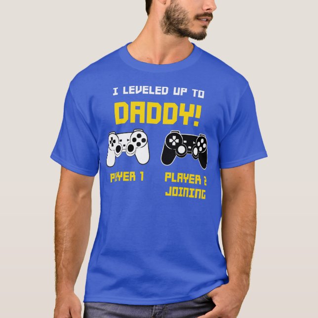 Genderbericht zum Gamer Vater Player Gaming Consol T-Shirt (Vorderseite)