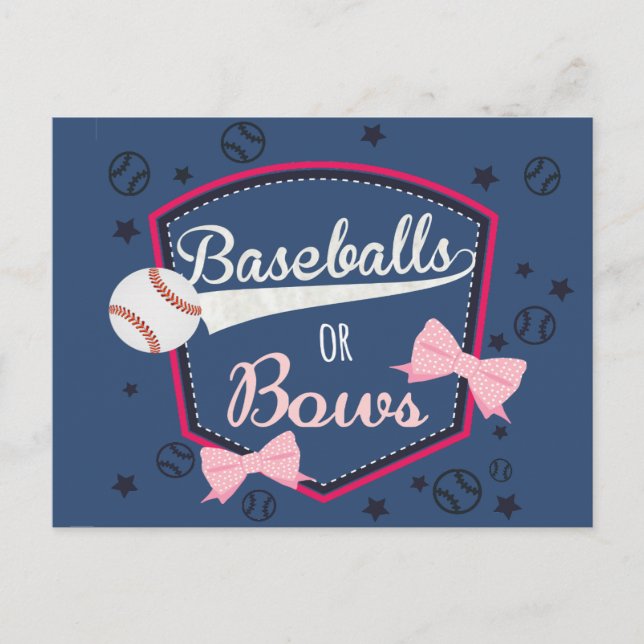 Genderdarstellung im Baseball oder bei Missbildung Postkarte (Vorderseite)