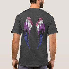 Genderfluid Flag - Angel Wings T-Shirt