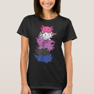 Genderfluid Gender Fluid Stolz Lgbtq Axolotl _1 T-Shirt