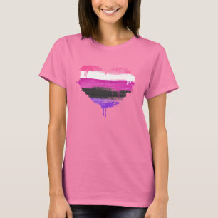 GENDERFLUID HERZ - GENDERFLUID LIEBE - T-Shirt
