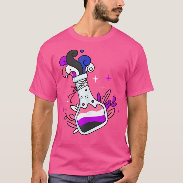 Genderfluid - Potion Genderfluidapf T-Shirt (Vorderseite)