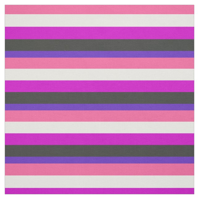 GENDERFLUID PRIDE FLAG STOFF (Muster)