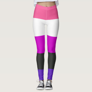 Genderfluid-Stolperflagge Leggings