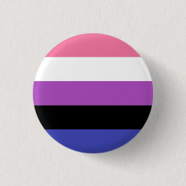 Genderfluid Stolz Button