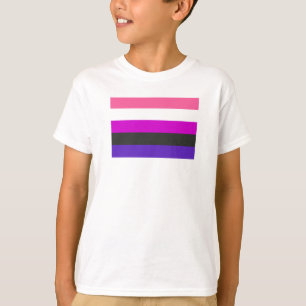 Genderfluid-Stolz-Flagge T-Shirt