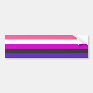 Genderfluid-Stolzflagge Autoaufkleber