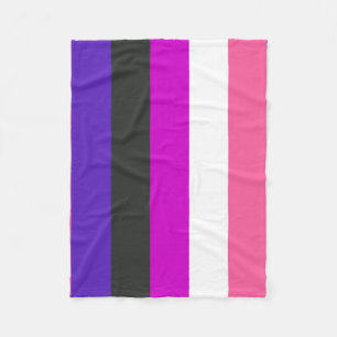 Genderfluid-Stolzflagge Fleecedecke