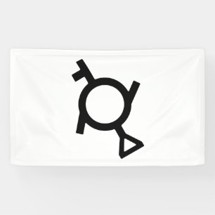 Genderfluid Third Gender Demigirl Geschlechtssymbo Banner