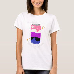 Genderfluid: Trinken Sie Hasser T-Shirt