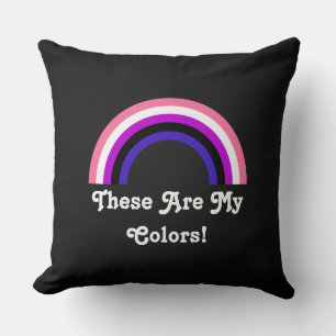 Genderfluidität Prix regenbogen Kissen Kissen