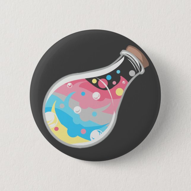 Genderflux Pride Potion Button (Vorderseite)