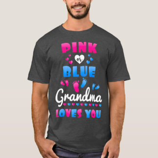 Genderoffenbarung für Oma-Großeltern-Liebe Sie T-Shirt