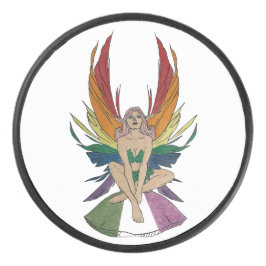 Genderqueer Fee Eishockey Puck