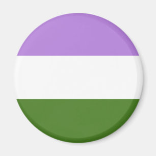 Genderqueer-Flagge LGBT-Magnet Magnet
