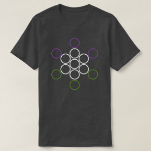 GenderQueer-heilige Kreise T-Shirt
