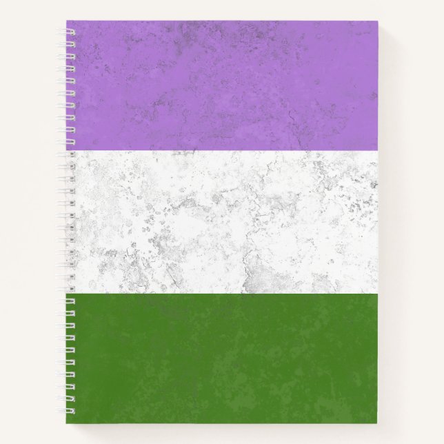 Genderqueer Notizbuch (Vorderseite)