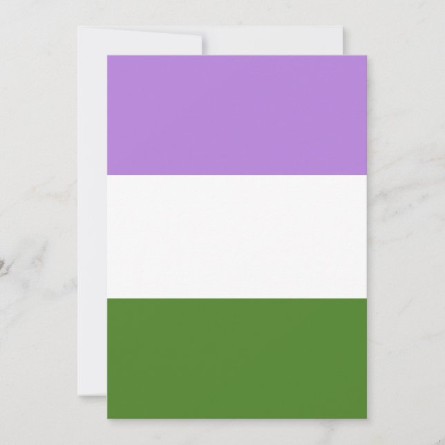 Genderqueer Pride Flag (Vorderseite)
