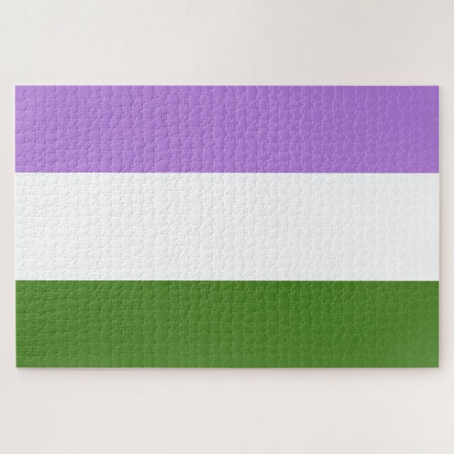 Genderqueer Pride Flag (Horizontal)