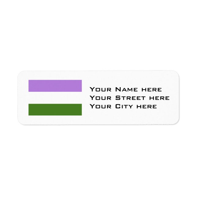 Genderqueer Pride Flag (Vorne)