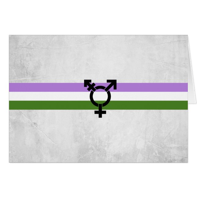 Genderqueer Pride Flag (Vorderseite (Horizontal))