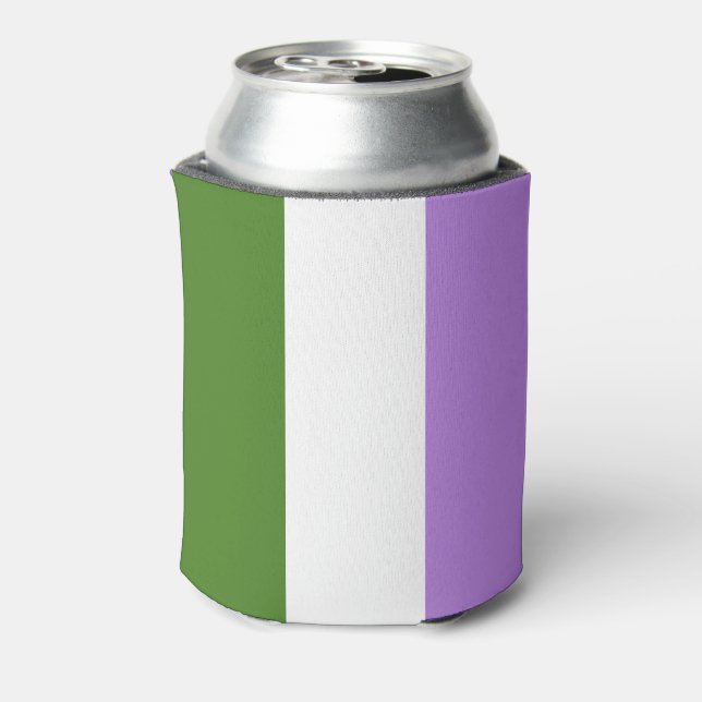 Genderqueer Pride Flag Dosenkühler (Kanne Rückseite)