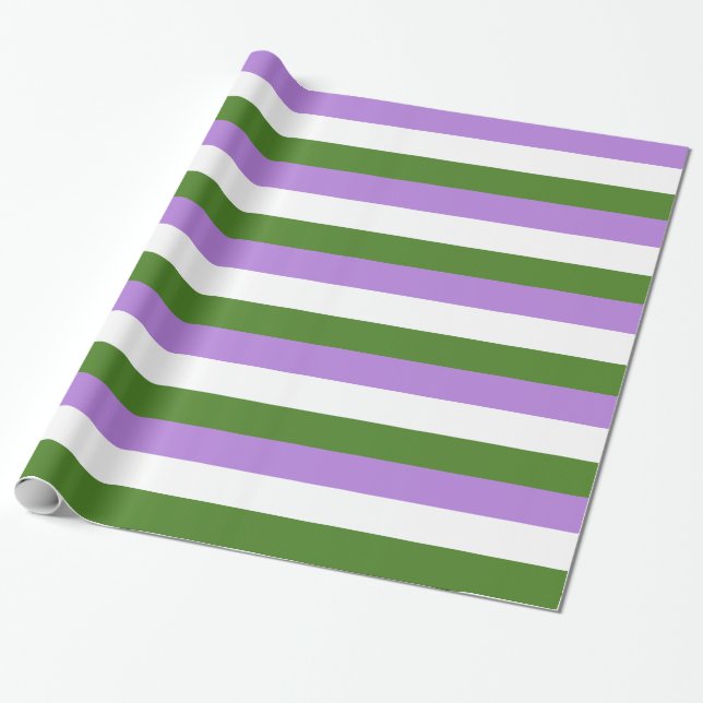Genderqueer Pride Flag Geschenkpapier (Ungerollt)