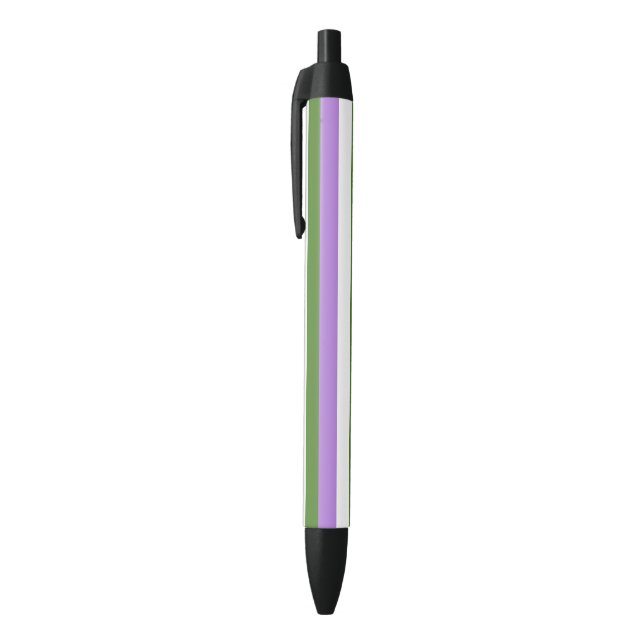 Genderqueer Pride Flag Kugelschreiber (Oberseite (Vertikal))