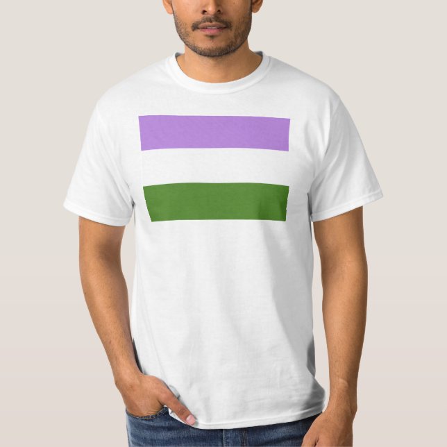 Genderqueer Pride Flag T-Shirt (Vorderseite)