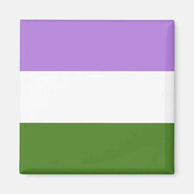 Genderqueer Pride Magnet (Vorne)