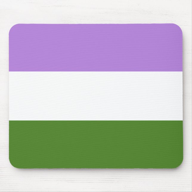 Genderqueer Pride Mousepad (Vorne)