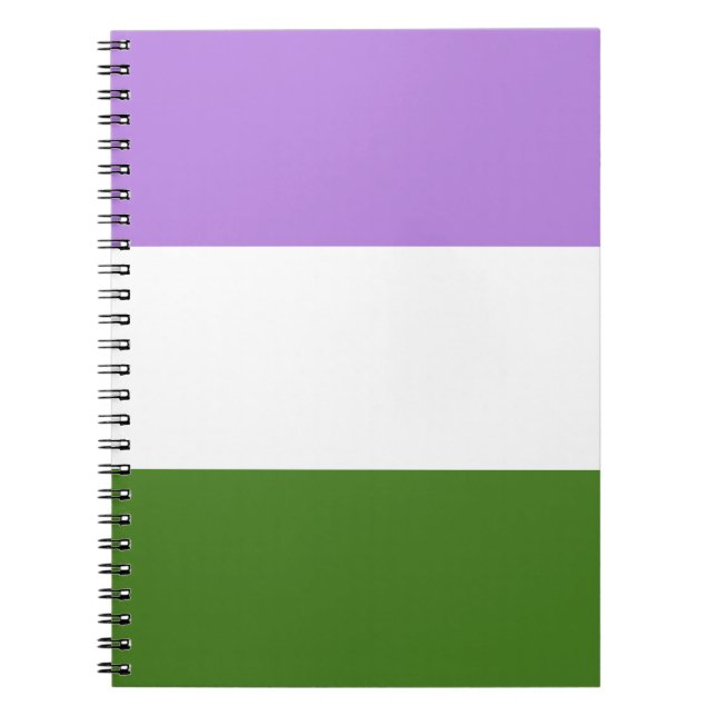 Genderqueer Pride Notizblock (Vorderseite)