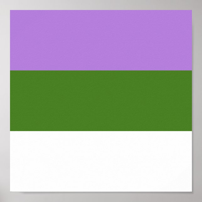 GENDERQUEER PRIDE POSTER (Vorne)
