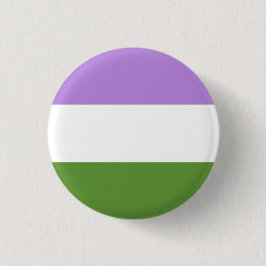 Genderqueer Stolz Flagge! Button