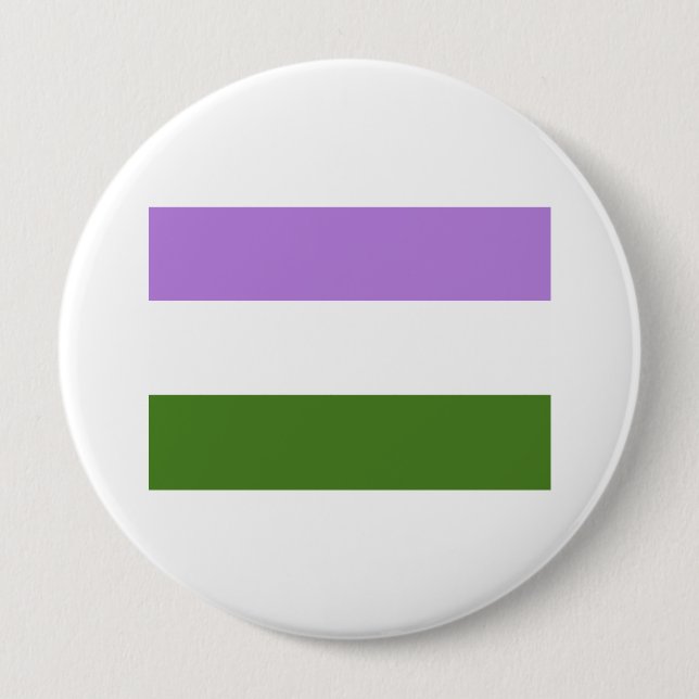 Genderqueer Stolz-Flagge Button (Vorderseite)