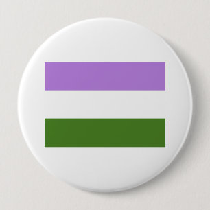 Genderqueer Stolz-Flagge Button