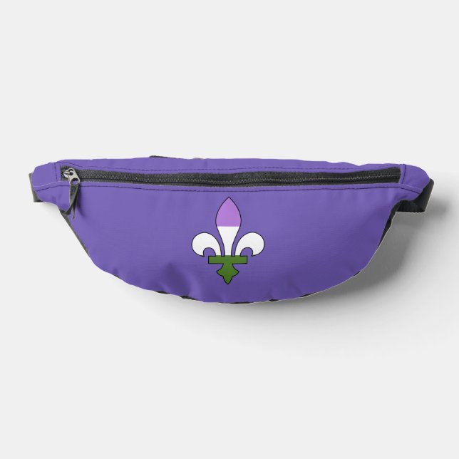 Genderqueer Stolz Fleur-de-lis  Bauchtasche (Ablage )