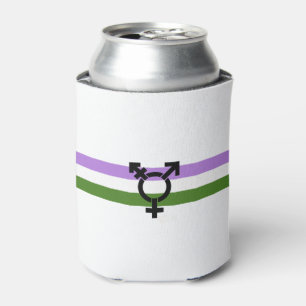 Genderqueer-Stolzflagge Dosenkühler