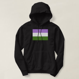 Genderqueer-Stolzflagge Hoodie
