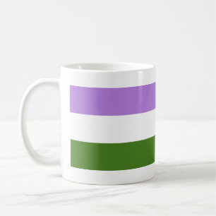 Genderqueer-Stolzflagge Kaffeetasse
