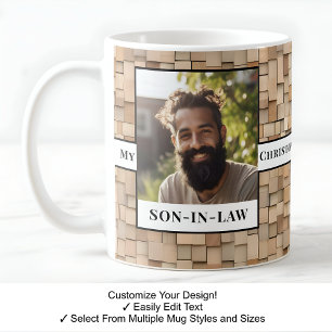Gendre, Enfant préféré, Photo, Tasse en bois C503