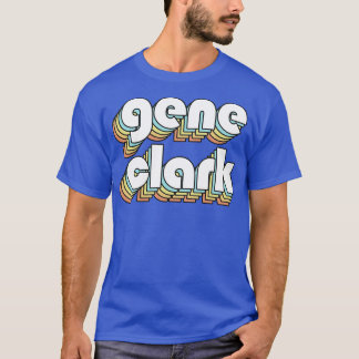 Gene Retro Rainbow Typografie Faded Style T-Shirt