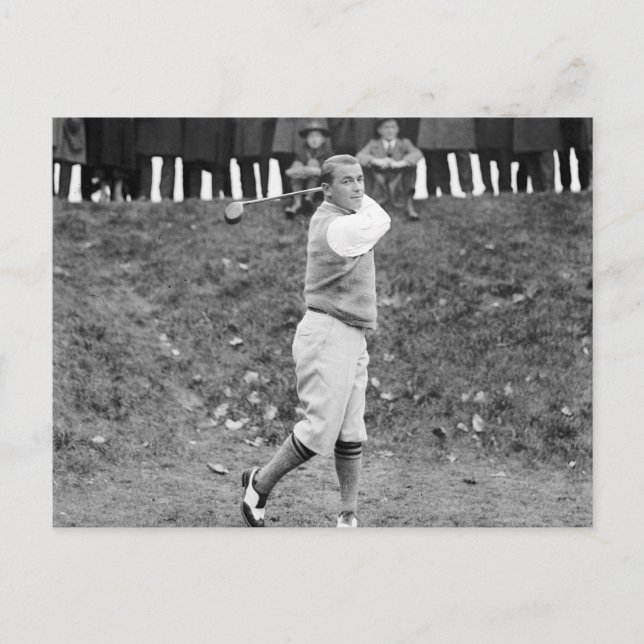 Gene Sarazen, 1922 Postkarte (Vorderseite)