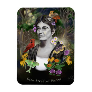 Gene Stratton Porter Portrait Magnet