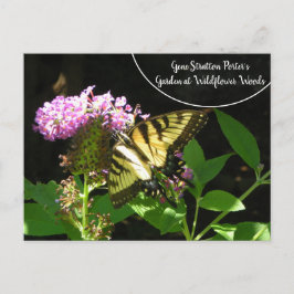 Gene Stratton Porter's Garden bei Wildblume Woods Postkarte