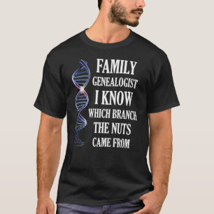 Genealoge der Familie Ich weiß, welche Abteilung d T-Shirt