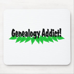Genealogie Addict Mousepad Mousemat